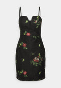 WAL G. SIMRAN MIDI FLORAL DRESS