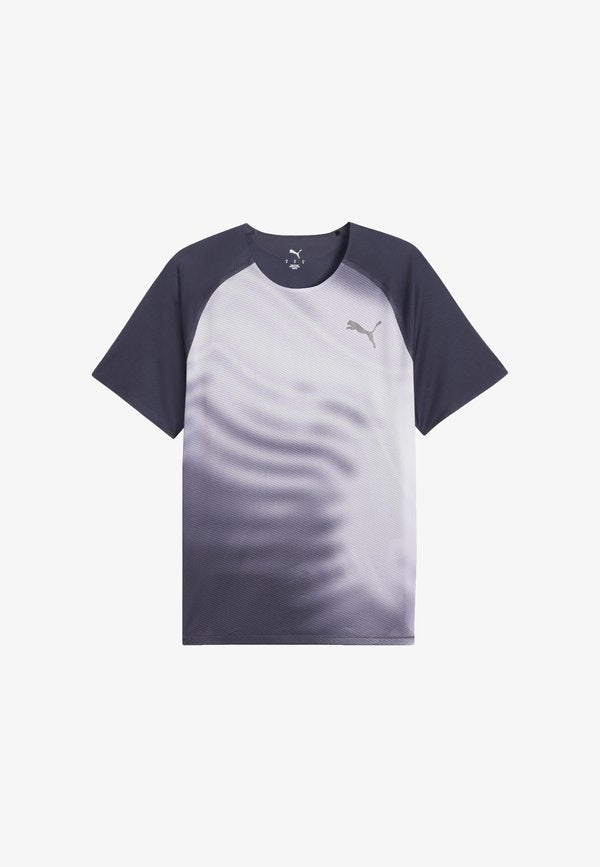Puma M LIGHTSPEED GRAPHIC SS - Print T-shirt - inky depths