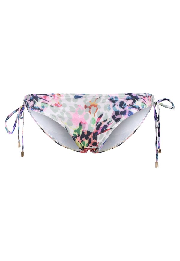 Lost Ink ANIMAL ROUCHED SIDE BIKINI BOTTOM