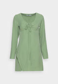 NA-KD KEYHOLE DETAIL MINI DRESS