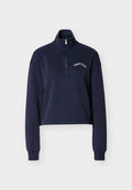Tommy Jeans LOGO EMBROIDERY RELAXED QUARTER-ZIP SWEATSHIRT