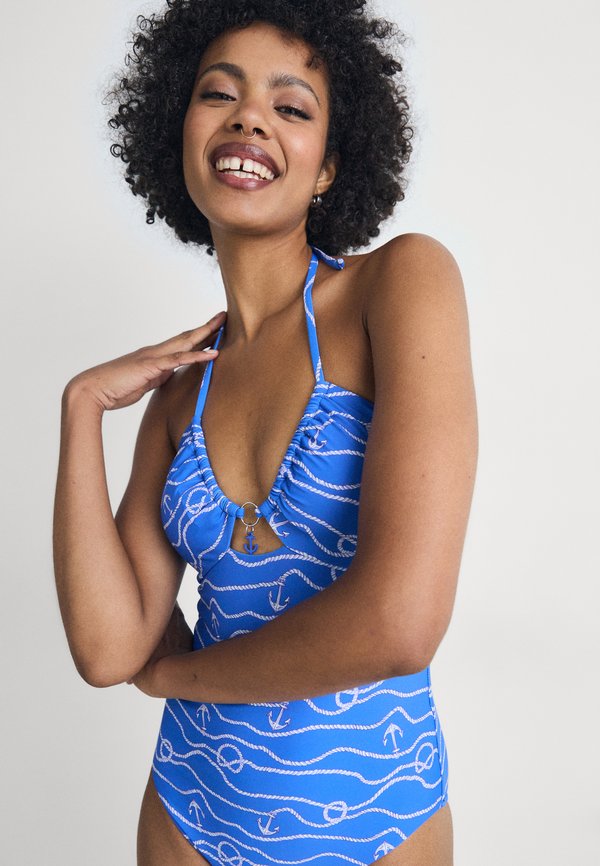 Seafolly SAIL DRAWSTRING HALTER ONE PIECE