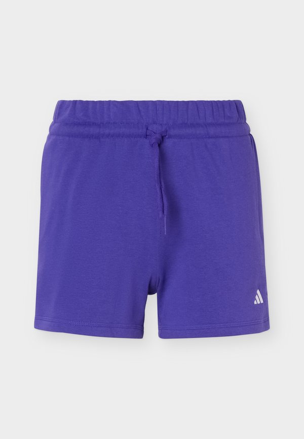 adidas Sportswear ESSENTIALS SMALL LOGO FEEL COZY SHORTS - Sports shorts - pure purple/white