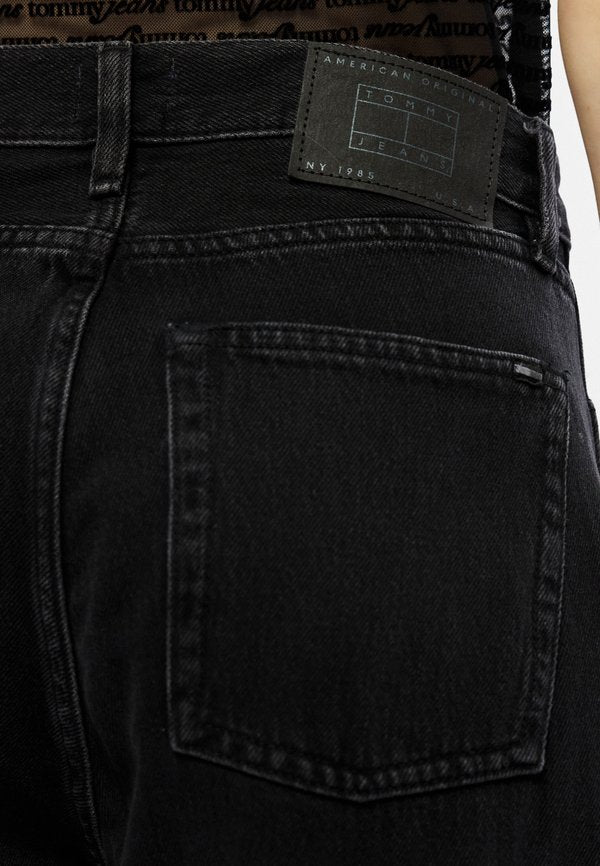 Tommy Jeans MID RISE BARREL LEG BLACK JEANS