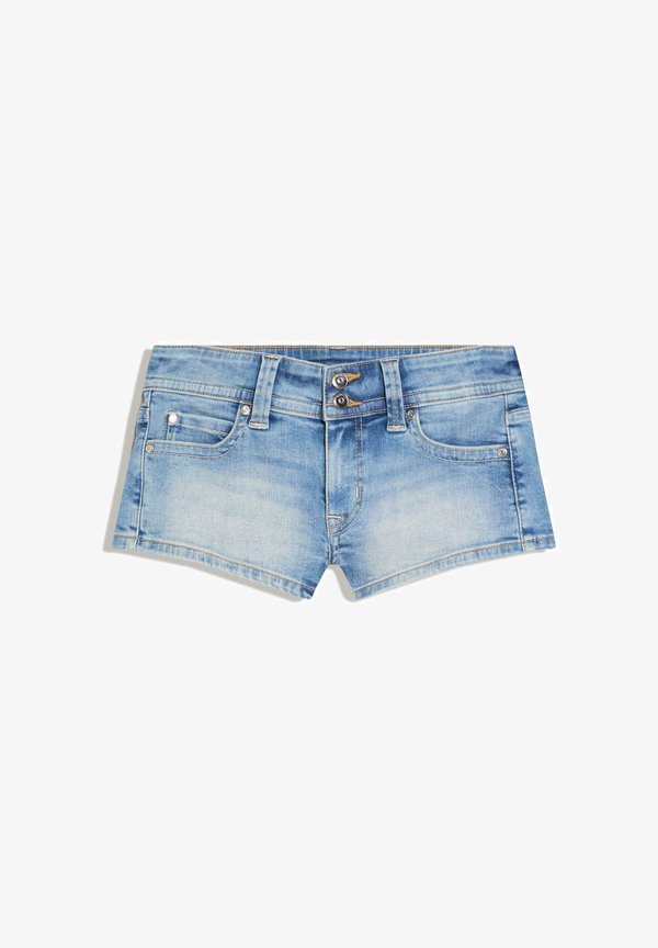 Bershka Denim shorts - light blue