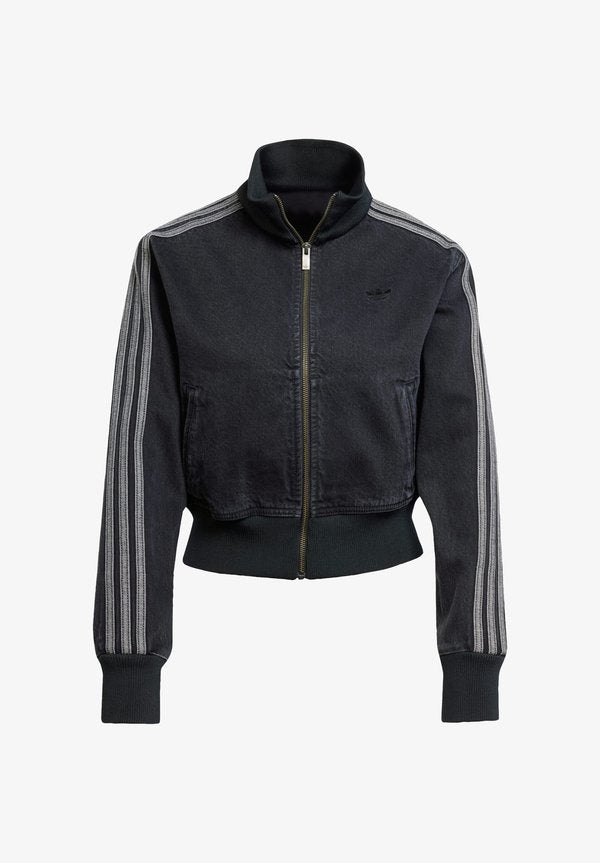 adidas Originals ADICOLOR DENIM TRACK - Denim jacket - true black denim