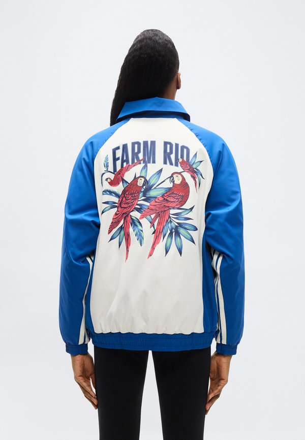 adidas Sportswear ADIDAS X FARM RIO PREMIUM - Winter jacket - dark marine/talc