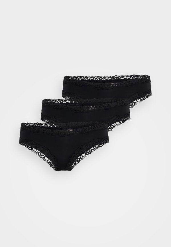 ONLY ONLTRACY CUT CHEEKY BRIEF 3 PACK