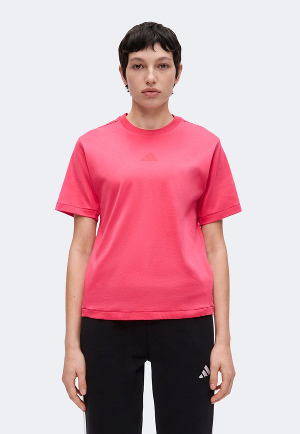 adidas Sportswear Z.N.E. - Basic T-shirt - power pink