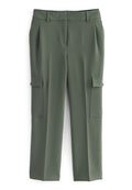 Next TAILORED UTILITY TAPER TROUSERS