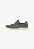 Skechers SUMMITS - Trainers - olive mesh
