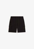 Bershka CARGO - SHORTS - Shorts - black