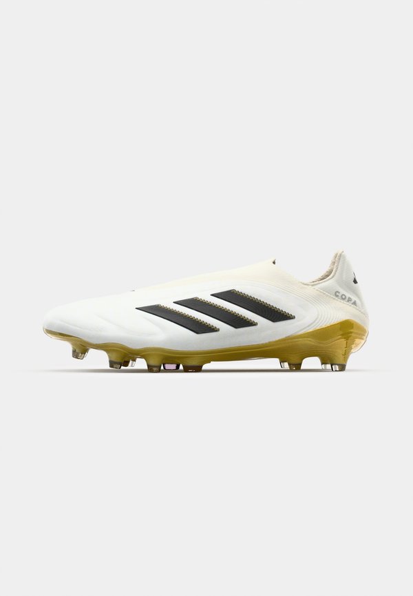 adidas Performance COPA PURE III ELITE LACELESS FIRM GROUND FOOTBALL BOOTS - Firm-ground football boots - metallic/core black/gold metallic