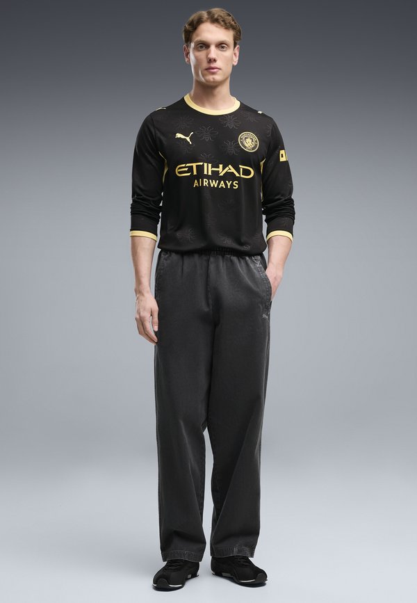Puma MANCHESTER CITY 26/27 LANGARM-AUSWÄRTSTRIKOT - Football jersey - black-flaxen