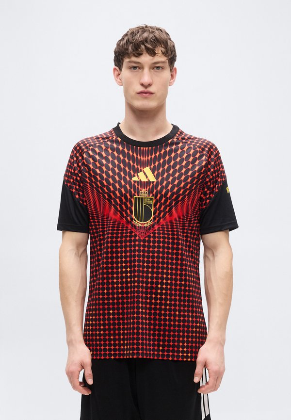 adidas Performance BELGIUM 26 HOME PRE MATCH - Football jersey - black/red