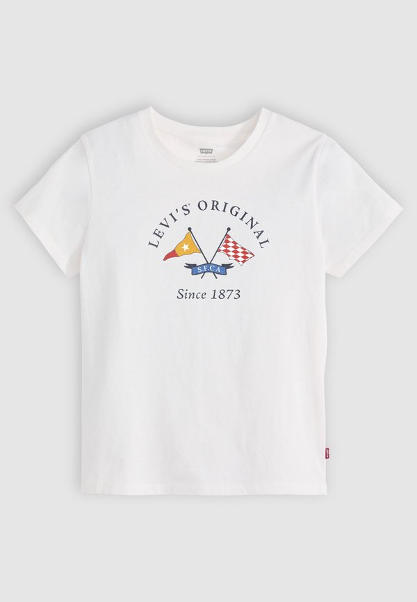 Levi's® Print T-shirt - lse_crew regatta flags bright white
