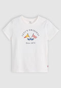 Levi's® Print T-shirt - lse_crew regatta flags bright white