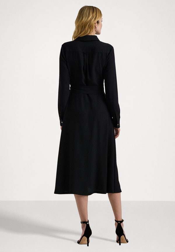 Lauren Ralph Lauren LONG SLEEVE GEORGETTE MIDI DRESS