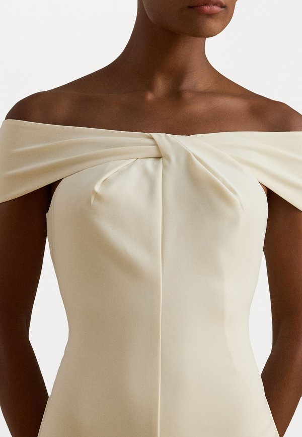 Lauren Ralph Lauren TWIST-FRONT CREPE COCKTAIL DRESS