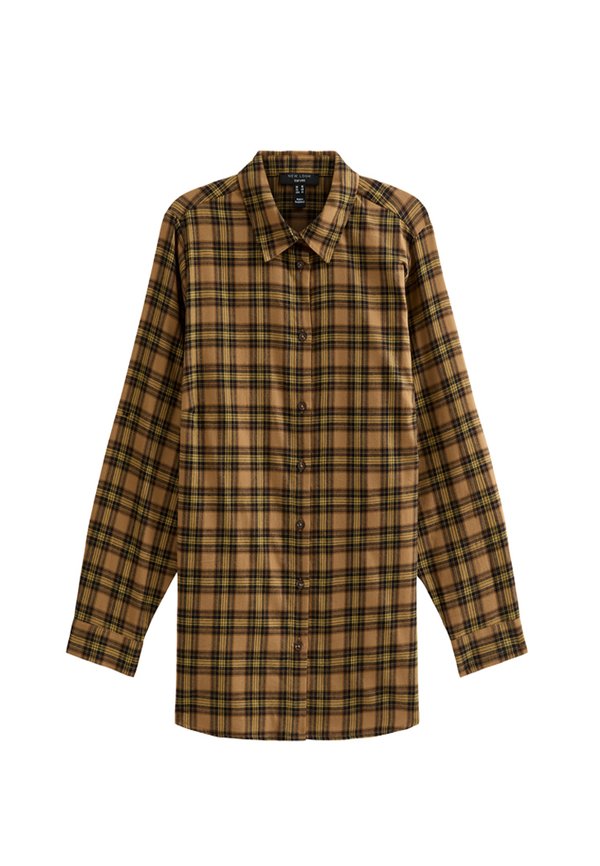New Look Curves CURVES CHECKED BUTTON UP