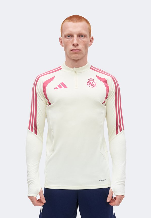 adidas Performance REAL MADRID TIRO26 COMPETITION TRAINING - Club wear - ivory/wild pink