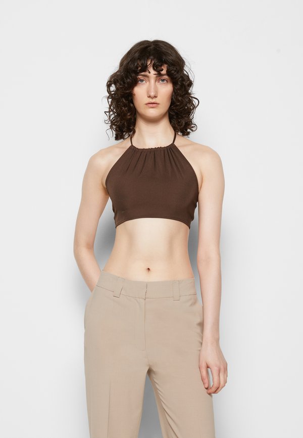 NA-KD TIE HALTERNECK