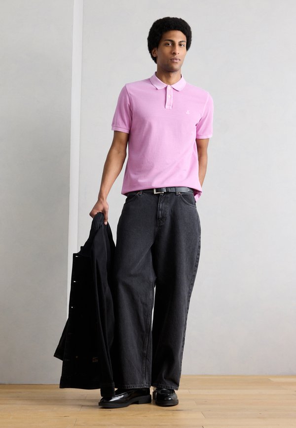 Marc O'Polo SHORT SLEEVE SLITS AT HEM EMBROIDERY