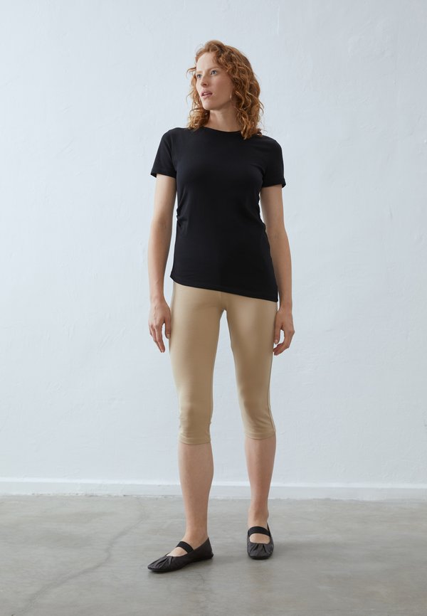 Anna Field by Zalando CAPRI PUNTO LEGGINGS WITH SIDE ZIP