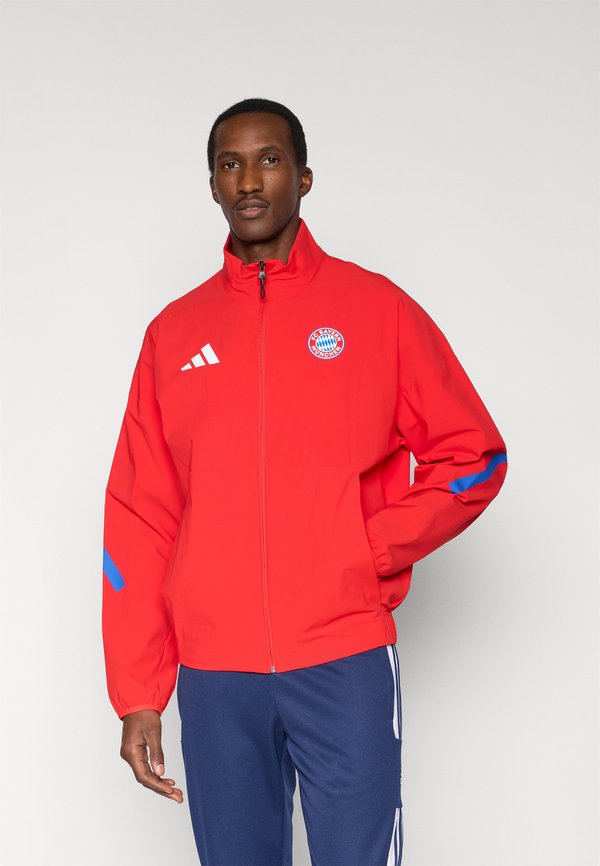 adidas Performance FC BAYERN Z.N.E. ANTHEM JACKET - Club wear - red