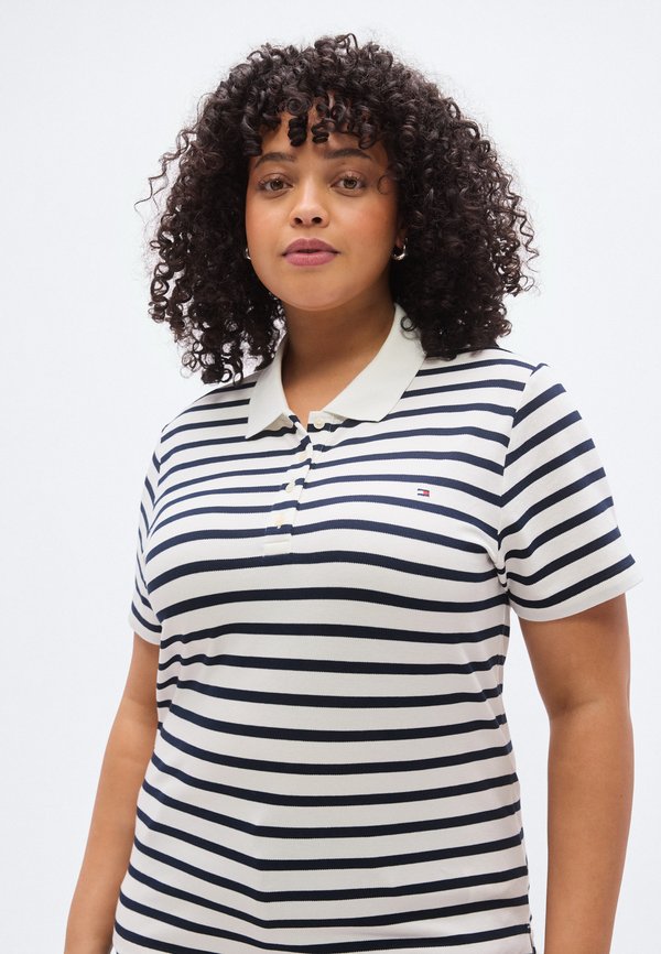 Tommy Hilfiger Curve CURVE 1985 SLIM FIT PIQUE POLO SHIRT
