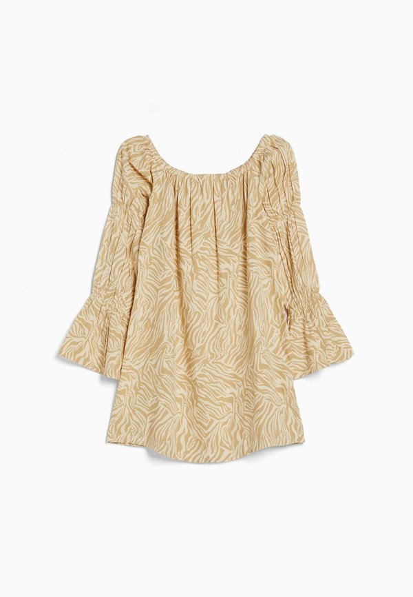 Bershka LONG SLEEVE GATHERED  MINI