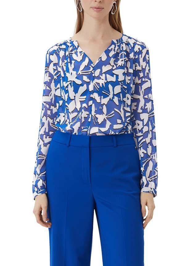 comma BLUSE AUS CHIFFON