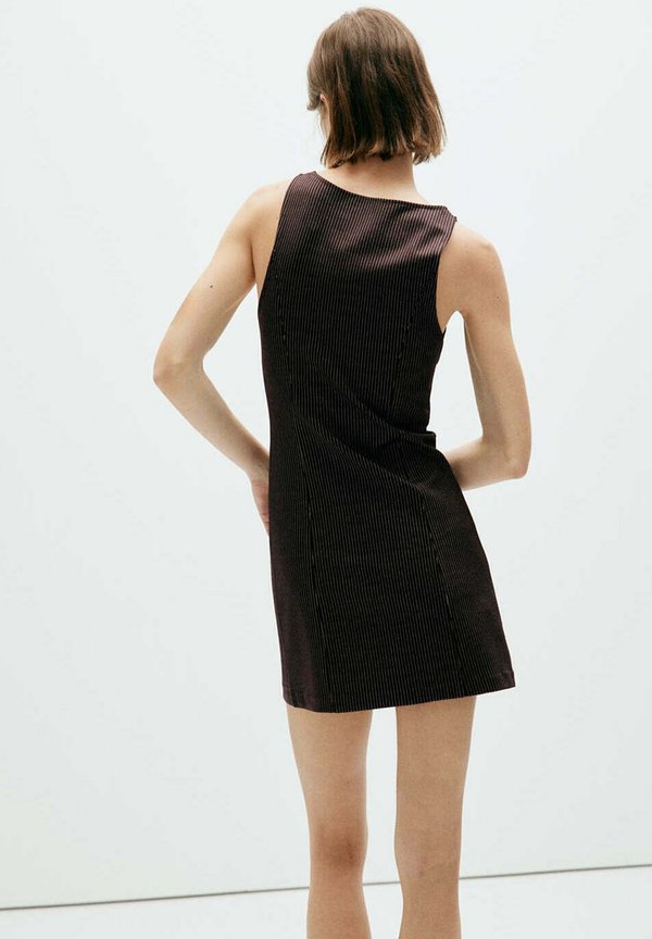 Mango ADULT - Shift dress - dark brown