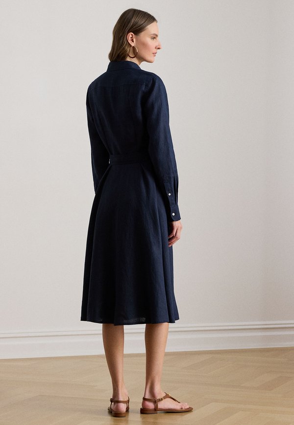 Lauren Ralph Lauren Petite BELTED LINEN SHIRTDRESS