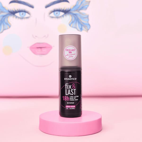 Fixierspray Fix & Last 18h Long-Lasting Waterproof essence
