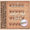 Künstliche Wimpern Set What The Fake! 05 Natural Cluster Brown essence