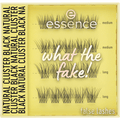 Künstliche Wimpern Set What The Fake! False Lashes 06 Natural Cluster Black essence