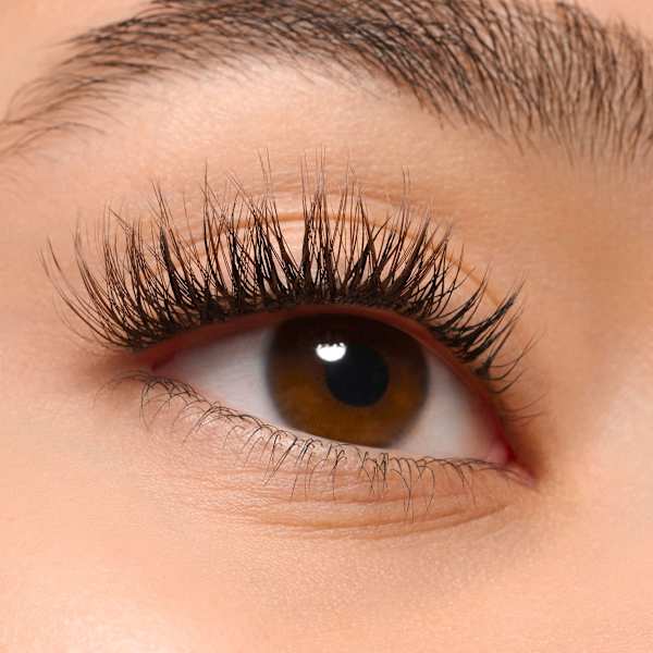 Künstliche Wimpern Set What The Fake! False Lashes 06 Natural Cluster Black essence