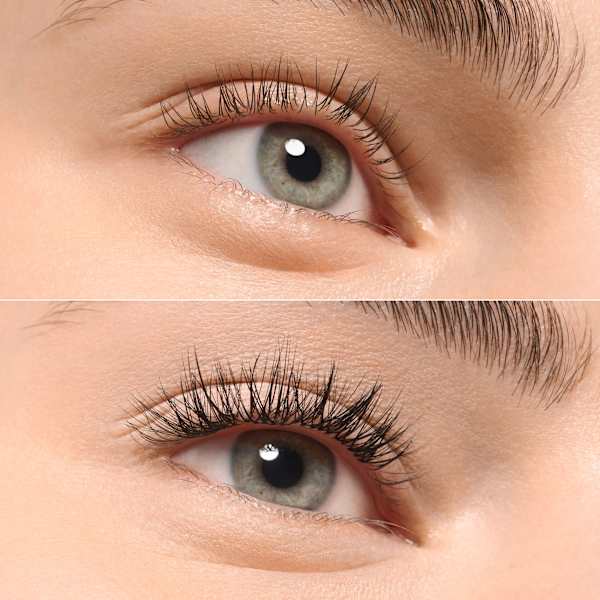Künstliche Wimpern Set What The Fake! False Lashes 06 Natural Cluster Black essence