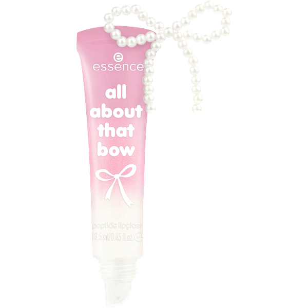 Lipgloss All About That Bow peptide 01 Kiss 'n Bow essence
