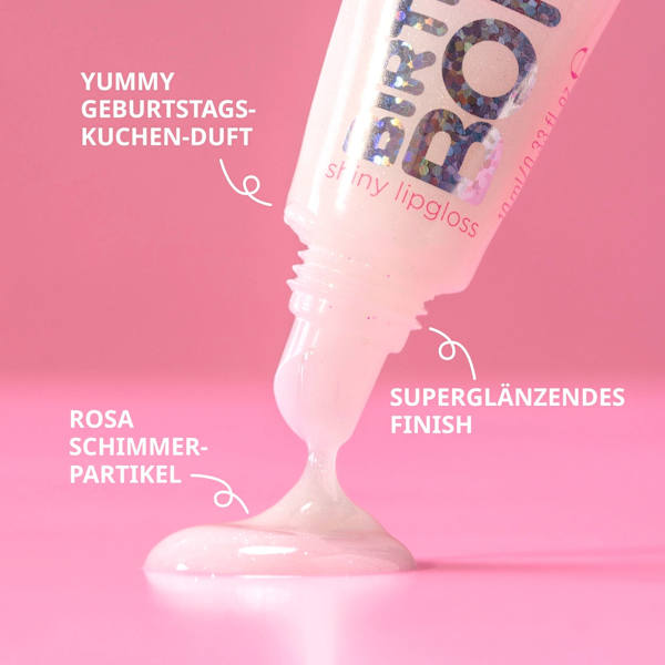 Lipgloss Juicy Birthday Bomb Shiny 01 Cake My Day essence