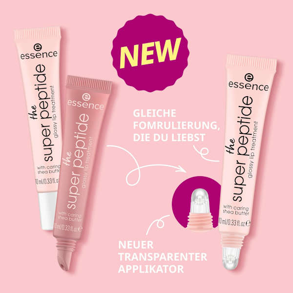 Lipgloss The Super Peptide Glossy Lip Treatment 01 Peptacular essence