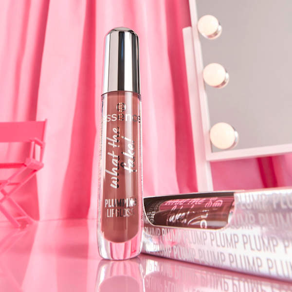 Lipgloss What The Fake! Plumping 103 Bare But Better essence