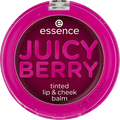 Lippenbalsam Juicy Berry Tinted Lip & Cheek Balm essence