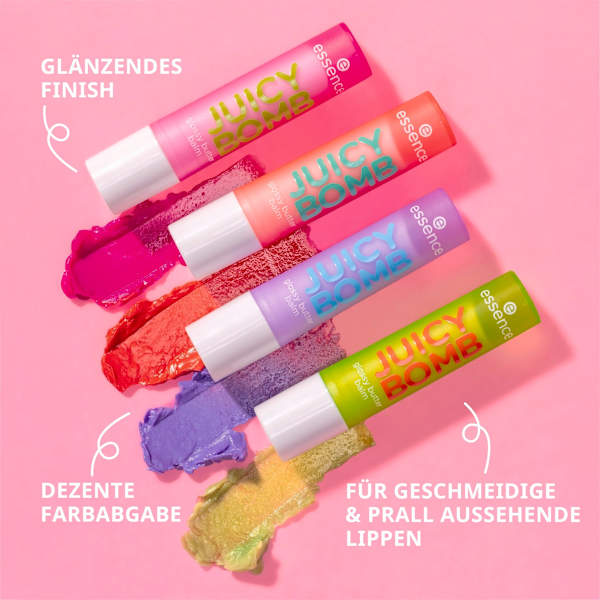 Lippenbalsam Juicy Bomb Glossy 02 So Berry Cute essence