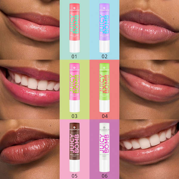 Lippenbalsam Juicy Bomb Glossy 02 So Berry Cute essence