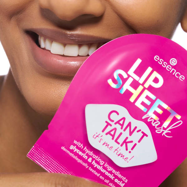 Lippenmaske Lip Sheet Mask 01 Can`t Talk! It´s Me Time! essence