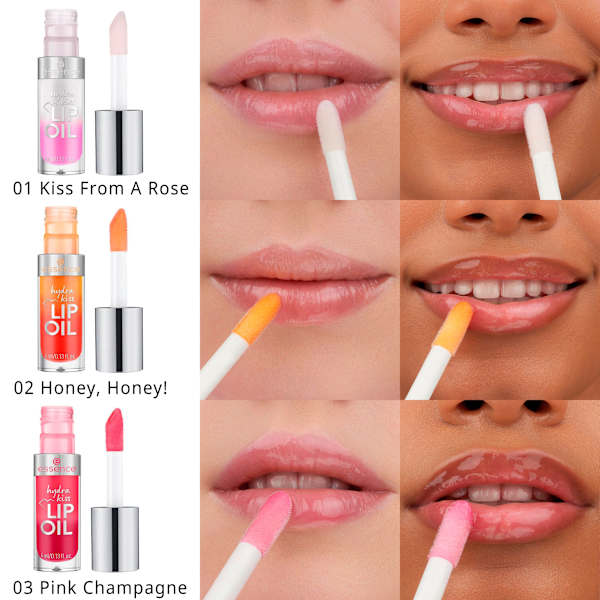 Lippenöl Hydra Kiss 01 Kiss From A Rose essence