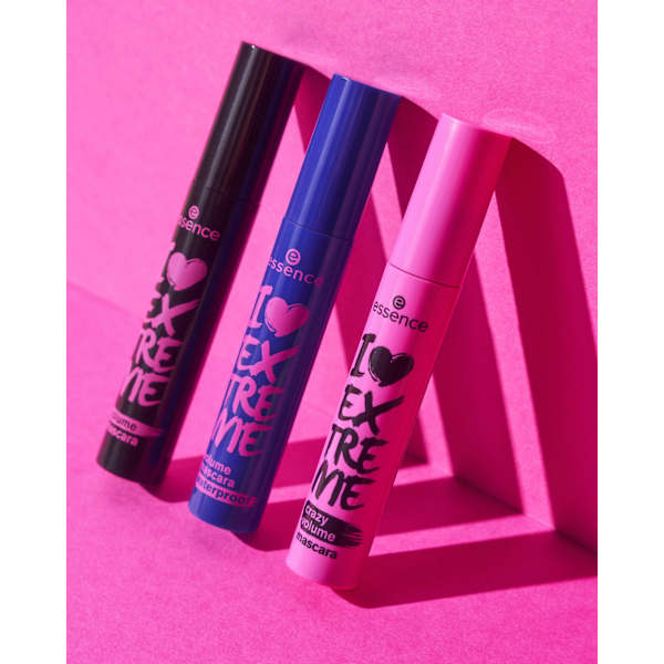 Mascara I Love Extreme Volume Waterproof Black essence