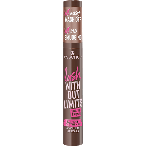 Mascara Lash Without Limits Tubing Brown Extreme Lengthening & Volume 05 Brown Tubing essence